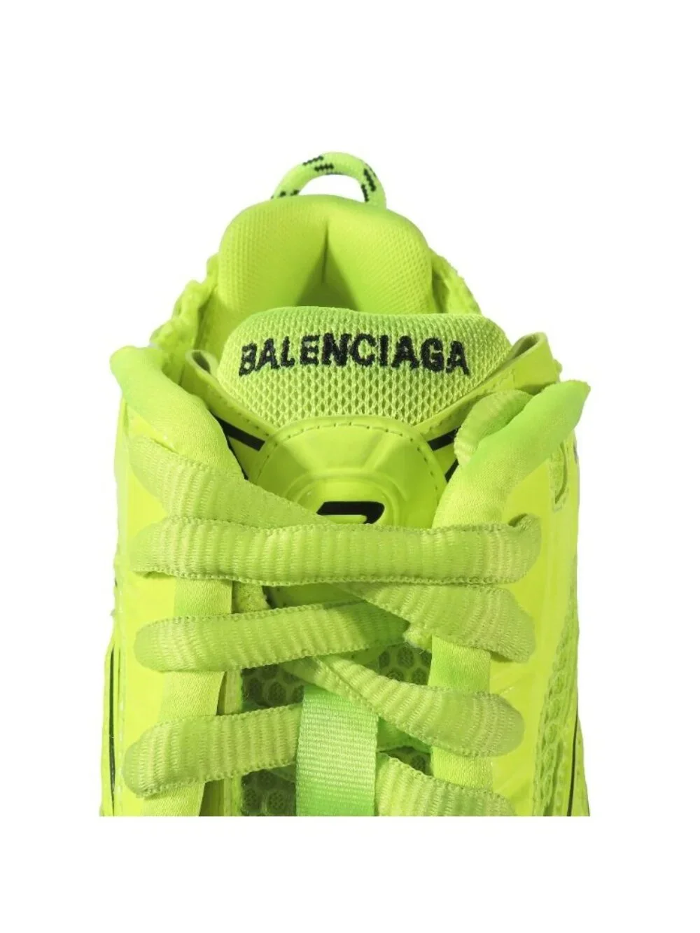 Balenciaga Runner Low Cut Sneakers Vintage Shoes Neon Yellow - Picture 7 of 14